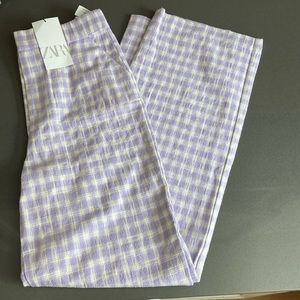 Zara Gingham Trousers